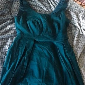Mid length green dress